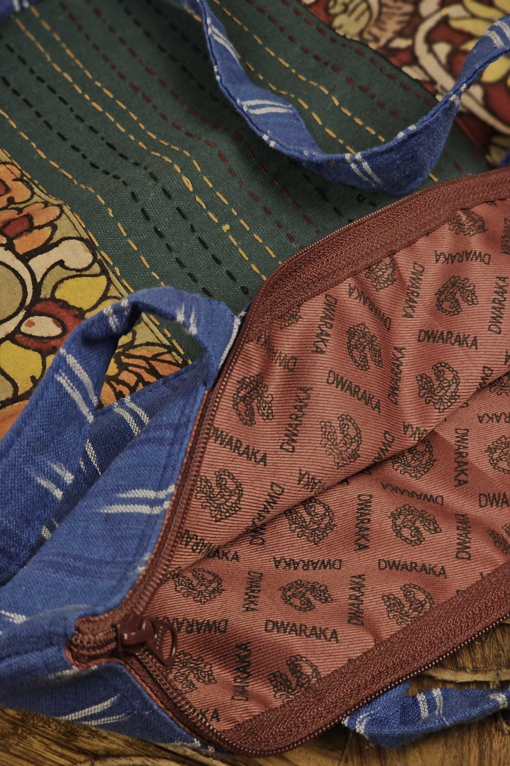Painted Kalamkari Bag - Matkatus