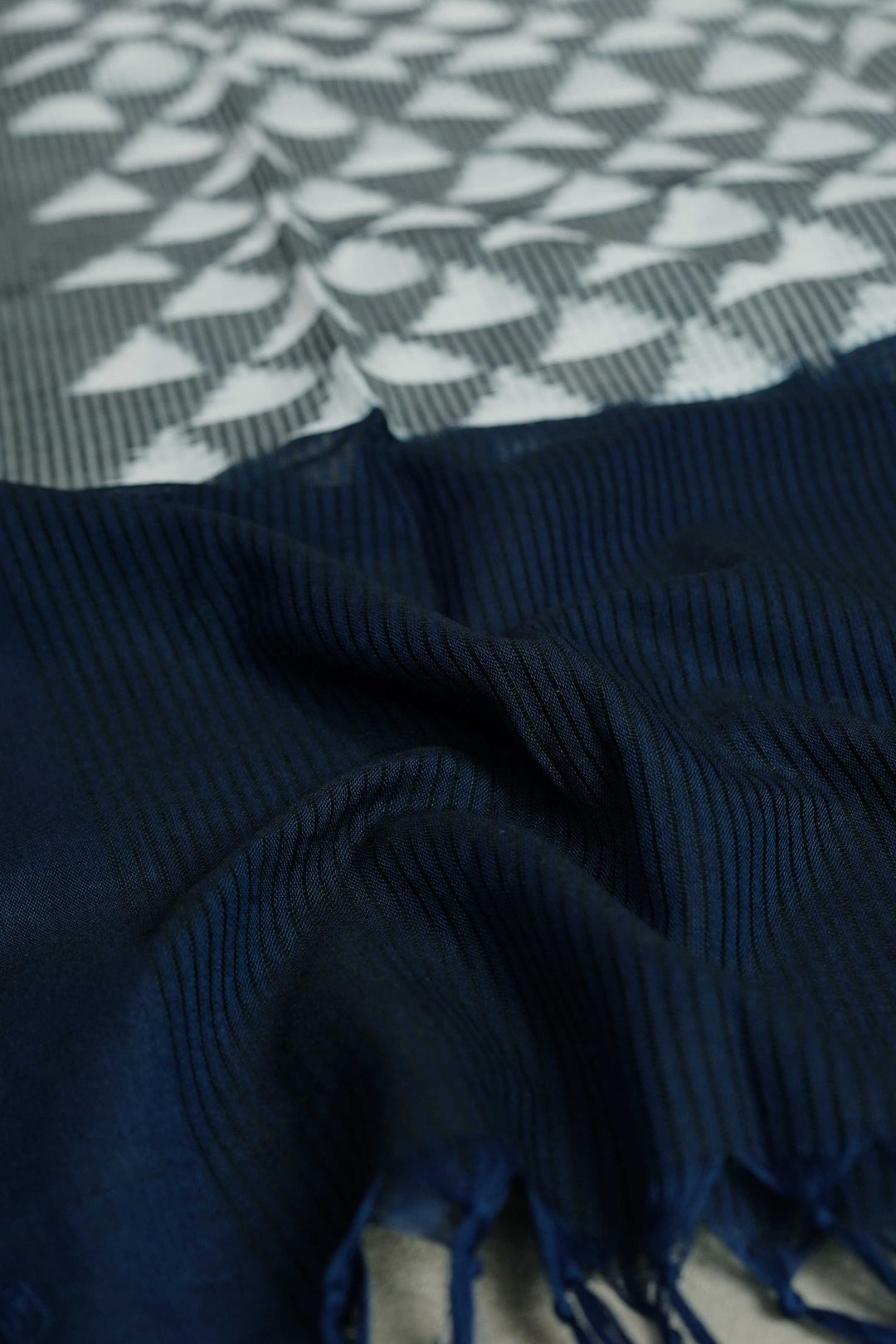 Triangle Pattern Ikat Cotton Dupatta