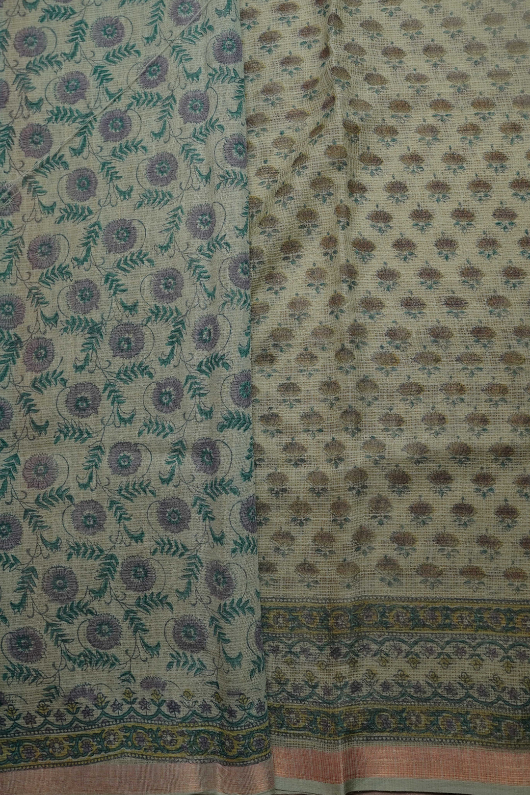 Block Printed Cotton Sarees - Matkatus