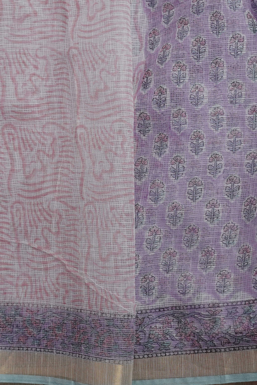 Block Printed Cotton Sarees - Matkatus