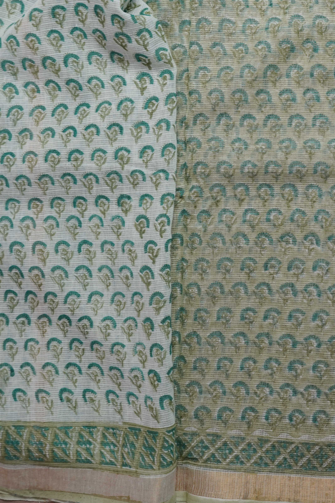 Block Printed Cotton Sarees - Matkatus