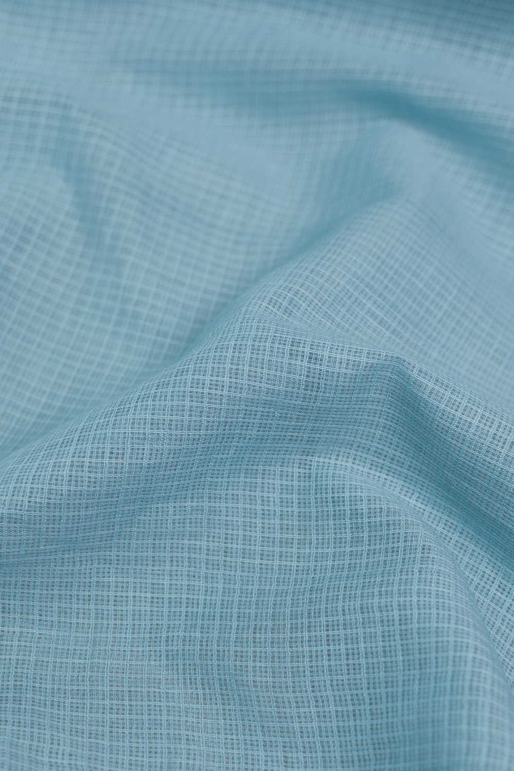 Light Blue Kota Cotton Fabric