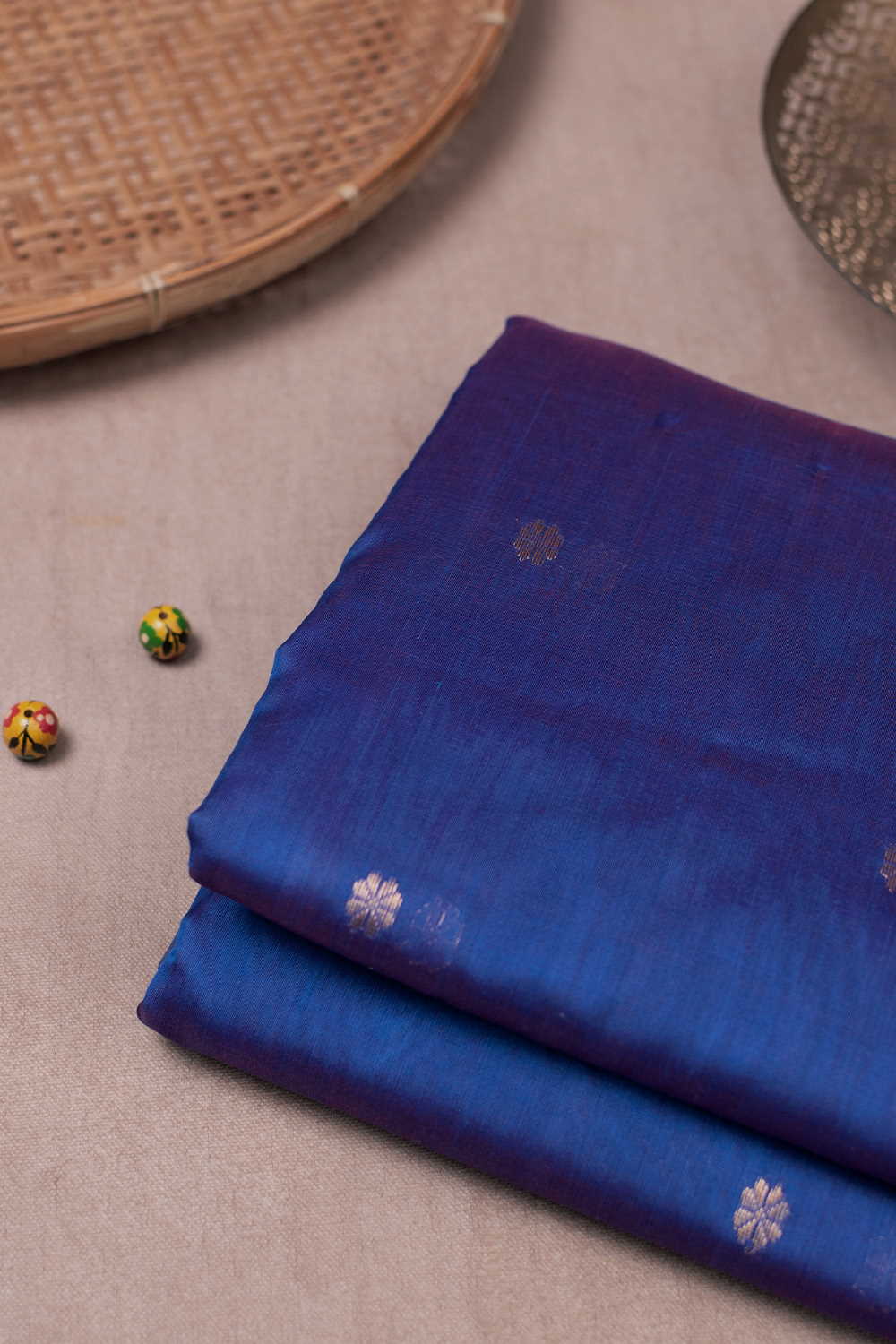 Chanderi Silk Cotton Fabric - Matkatus