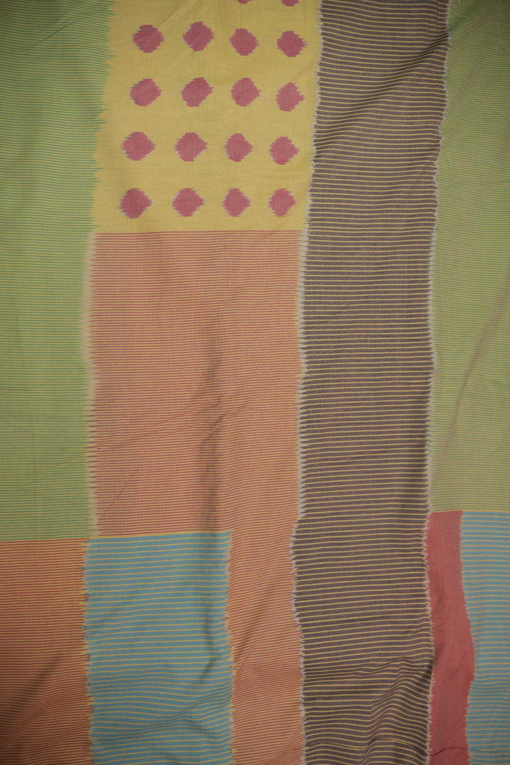 Patterned - Jungle Blocks Ikat Cotton Fabric