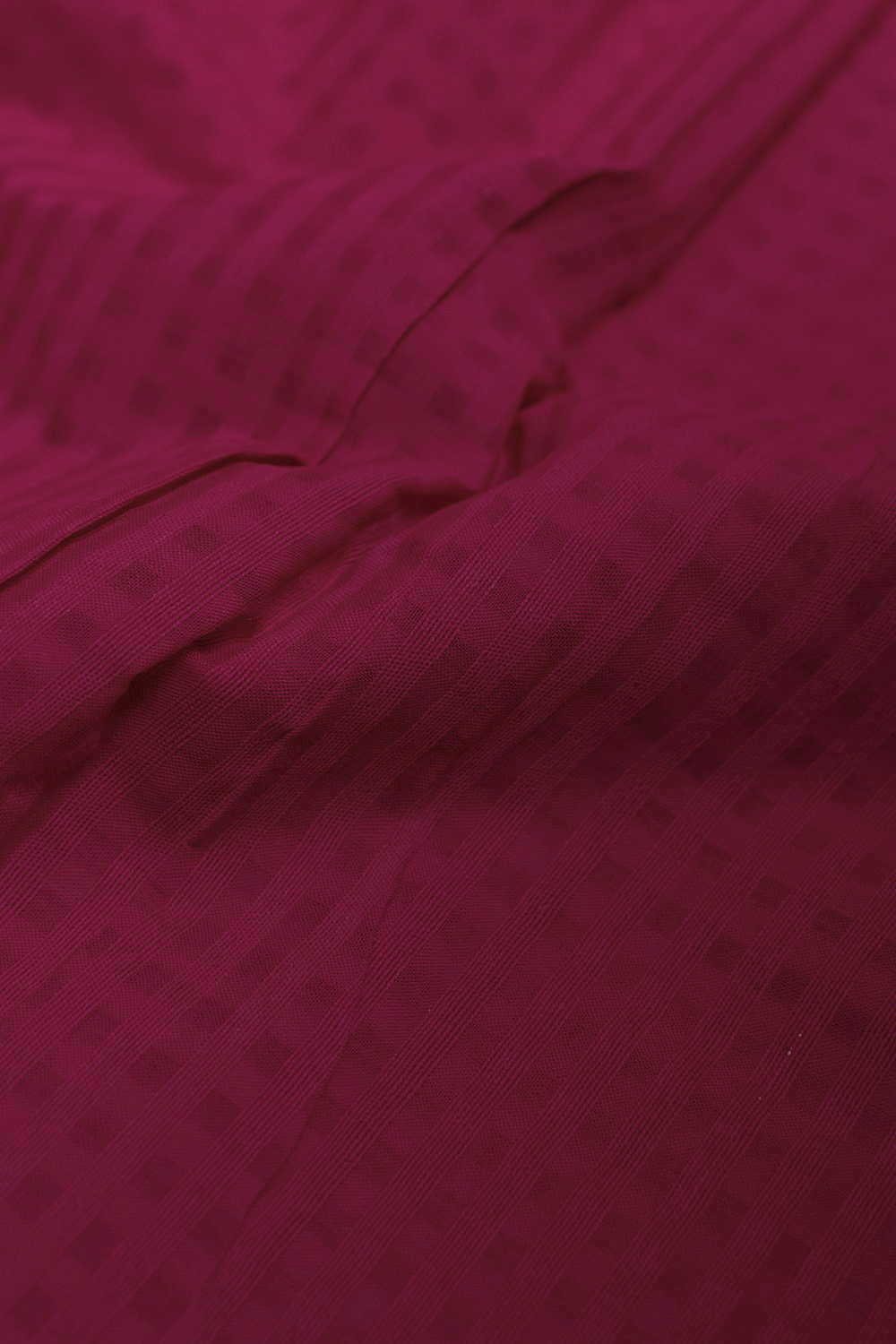 Darker Pink Mangalagiri Boddu Checks Cotton Fabric