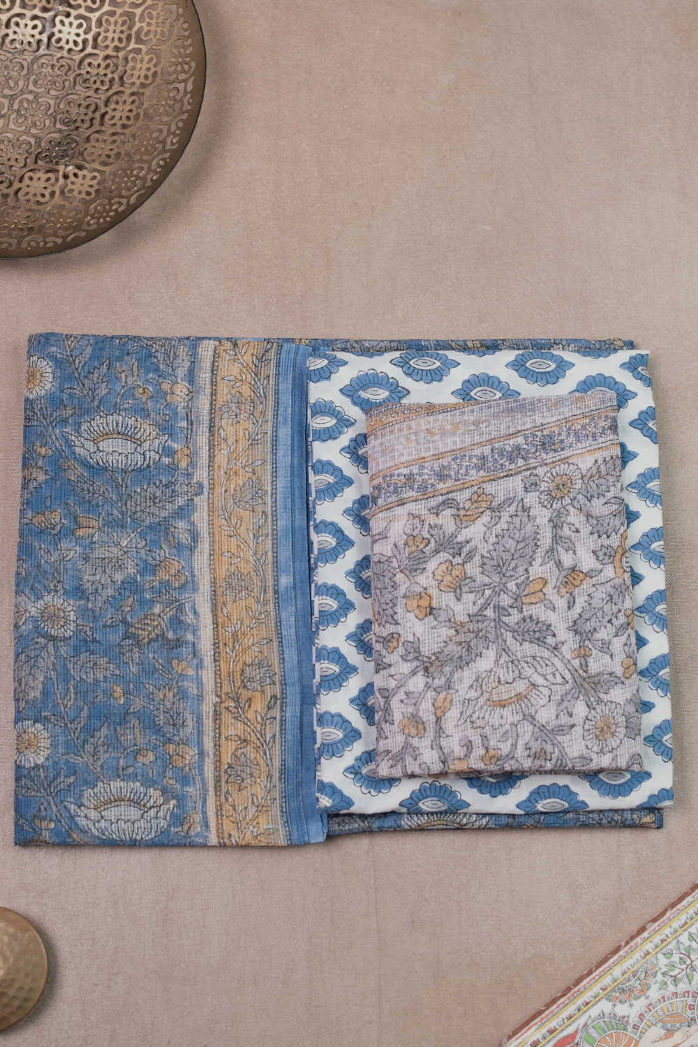 Block Printed Cotton Suits - Matkatus