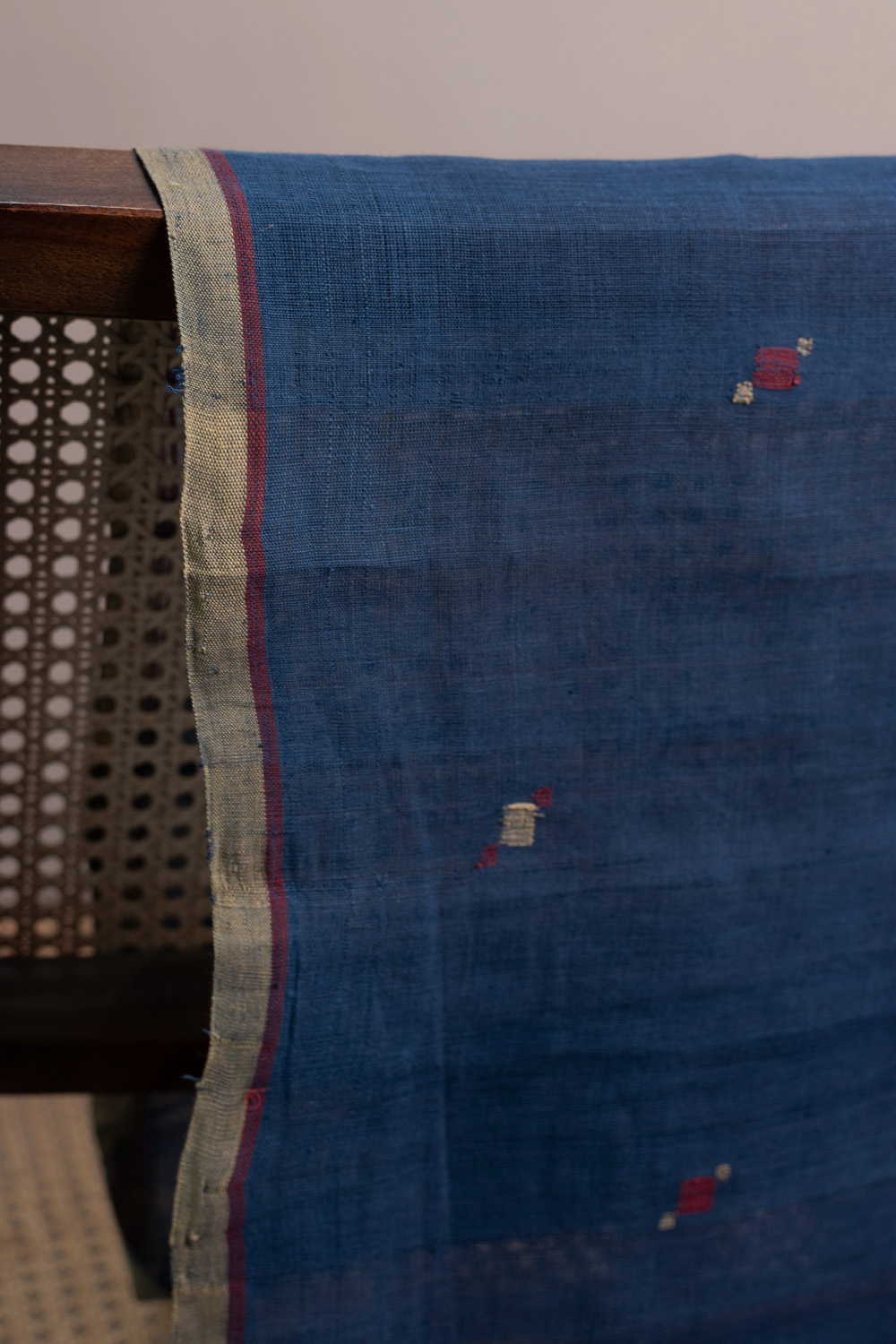 Butta - Indigo Handspun Cotton Fabric