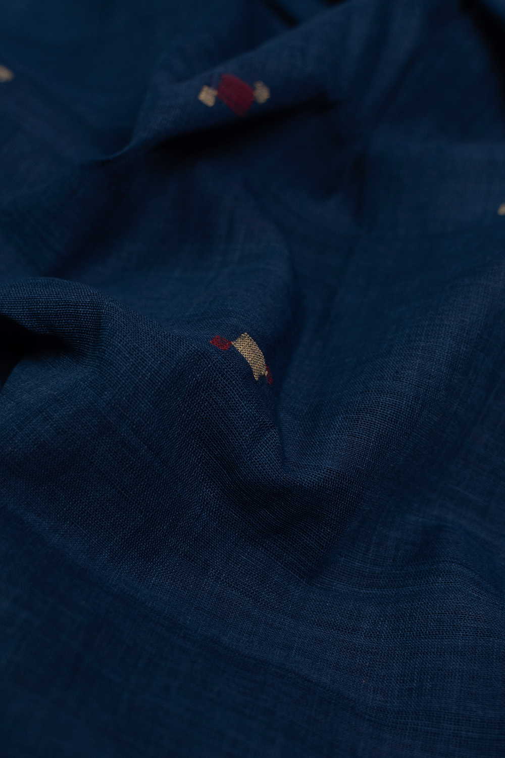 Butta - Indigo Handspun Cotton Fabric