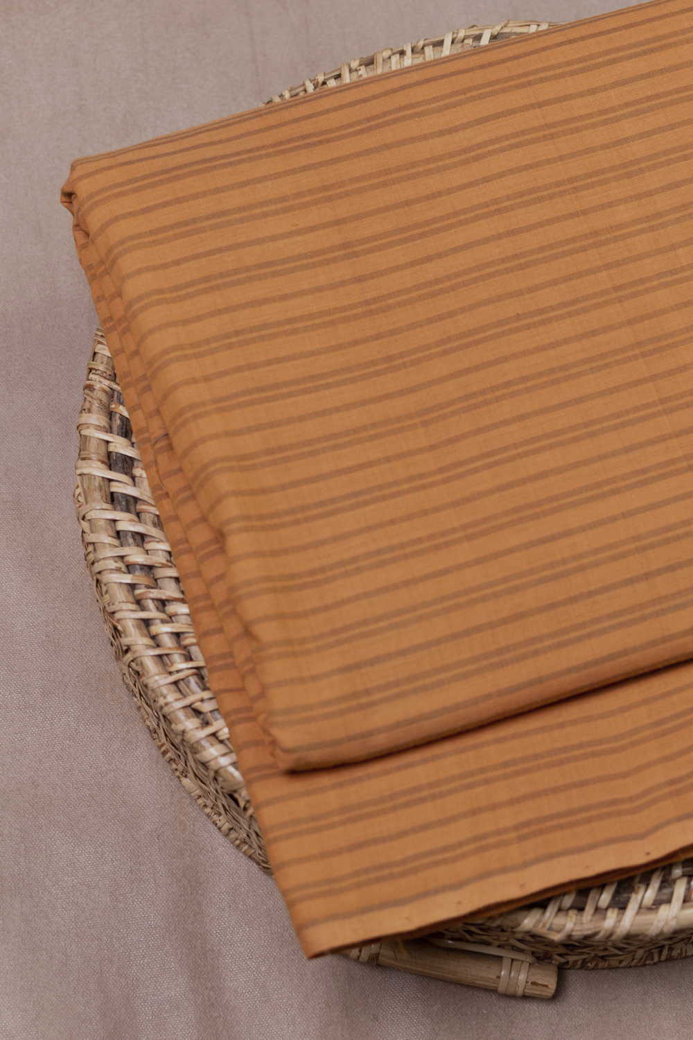 Deep Yellow Mangalagiri Cotton Fabric