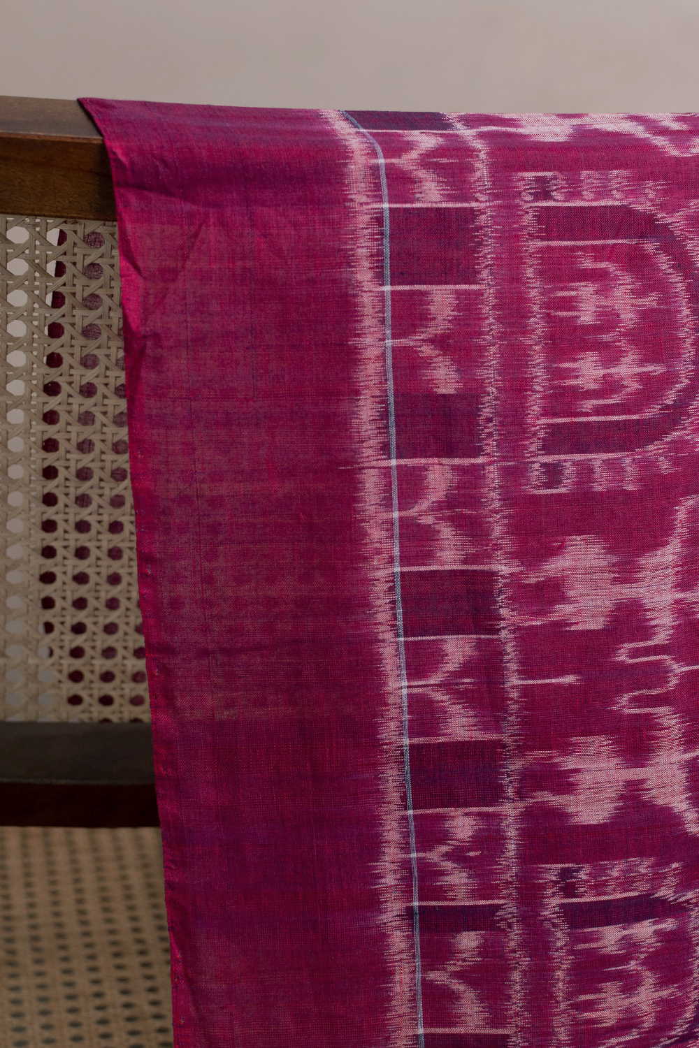 Shade of Purple Orissa Ikat Cotton Fabric