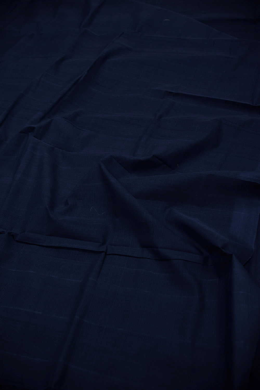 Blue Mangalagiri Cotton saree with Ajrak Blouse