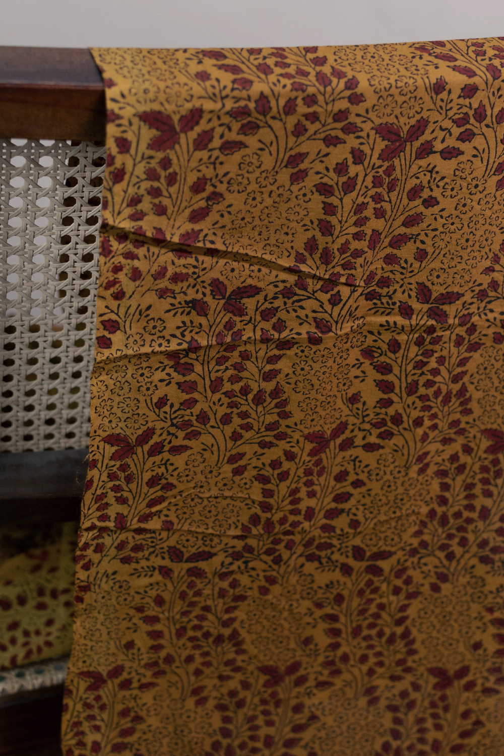 Yellow Garden Bagh Cotton Fabric