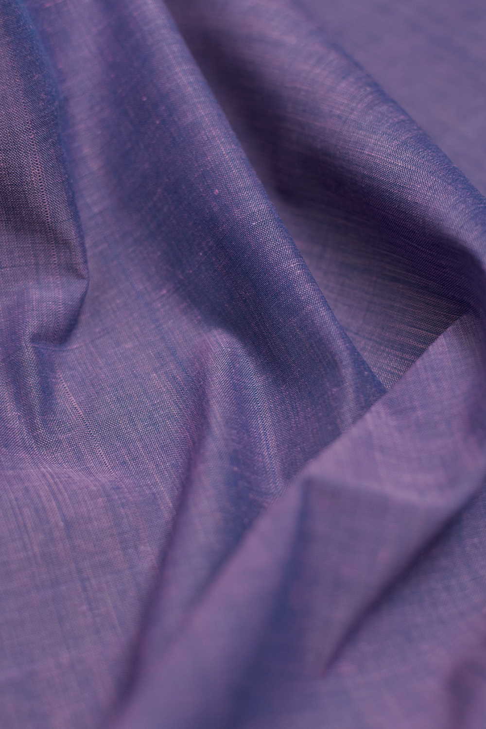 Dual Shade Pink & Purple Mangalagiri Cotton Fabric