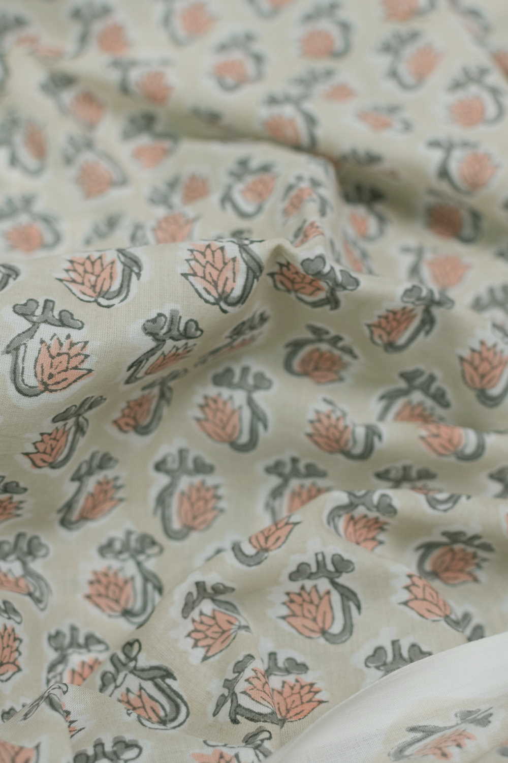 Little Florets Sanganeri Cotton Fabric
