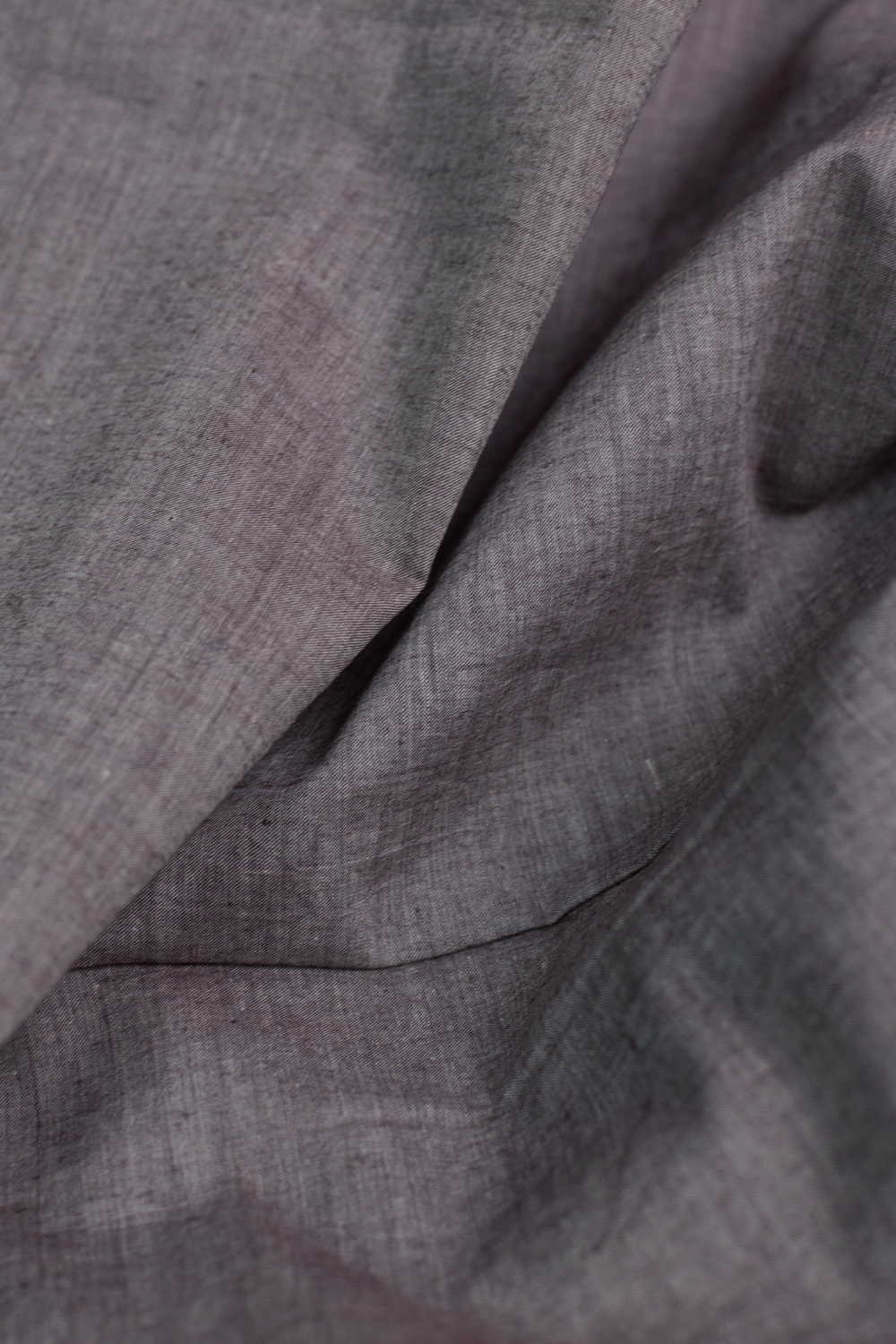 Mauve Grey Handwoven Mul Cotton Fabric