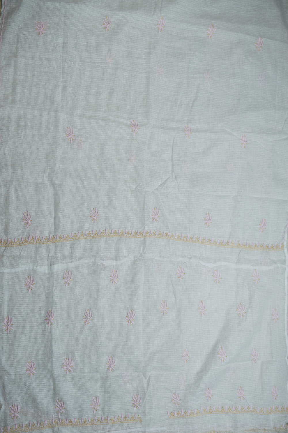 Daisy Chikankari Kota Cotton Top & Dupatta
