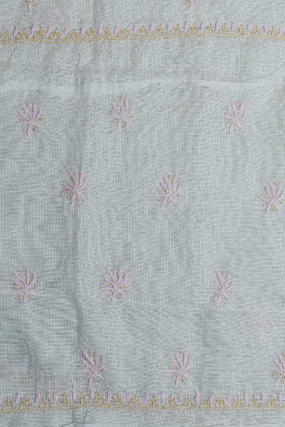 Daisy Chikankari Kota Cotton Top & Dupatta
