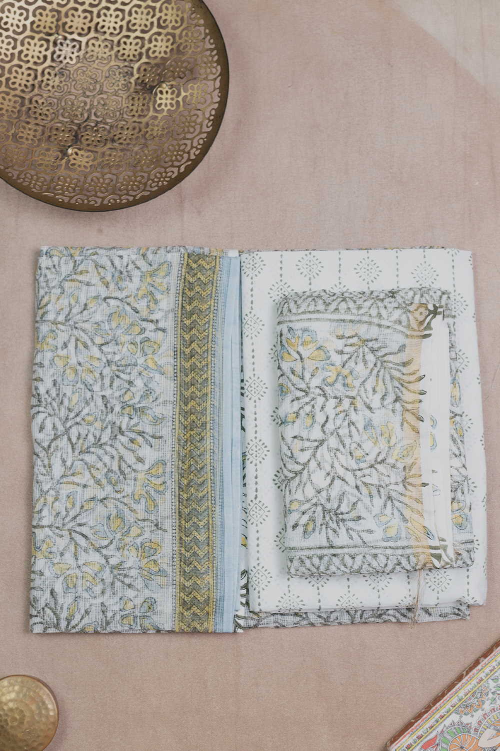 Block Printed Cotton Suits - Matkatus