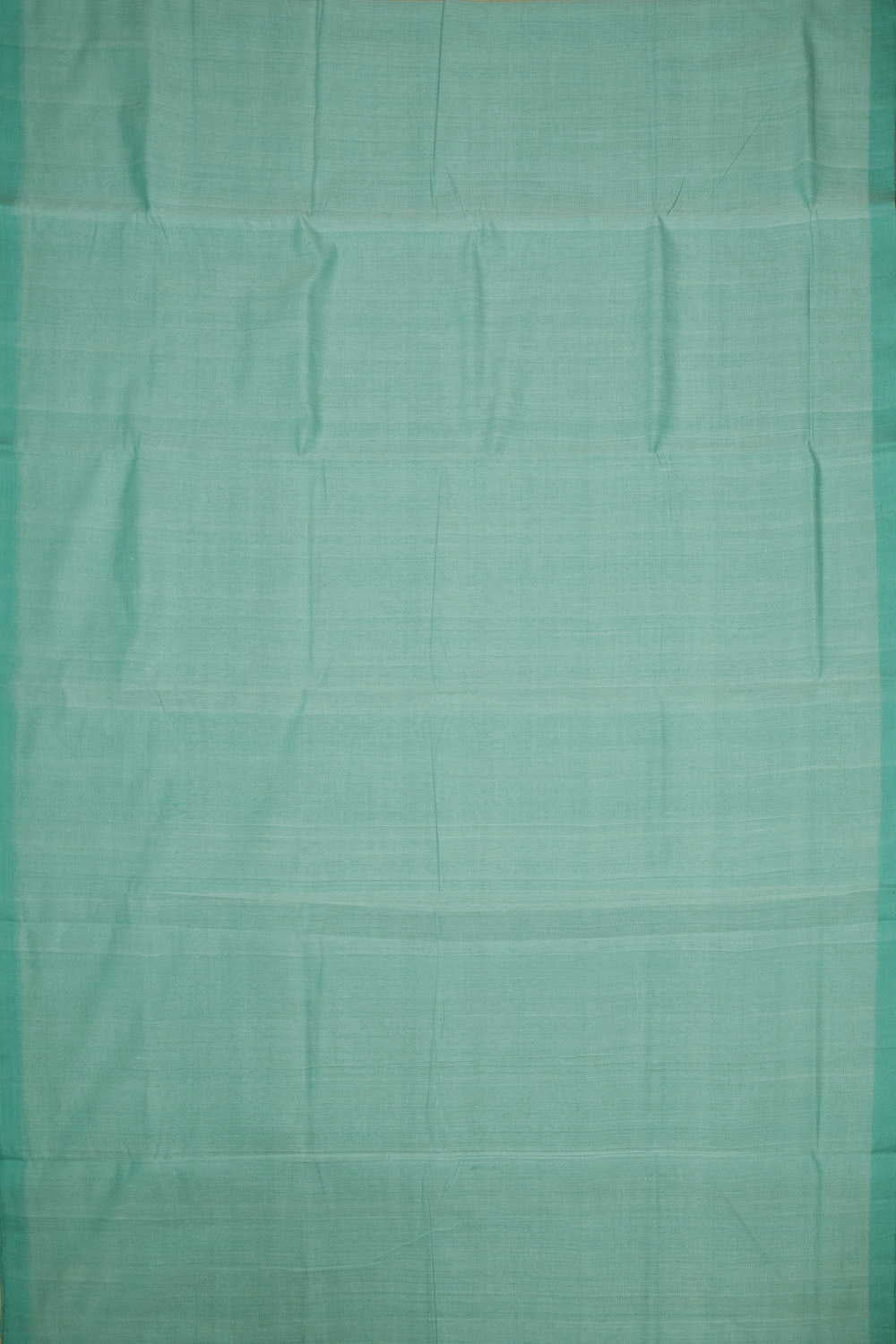 Green Mangalagiri Cotton saree with Kantha Blouse