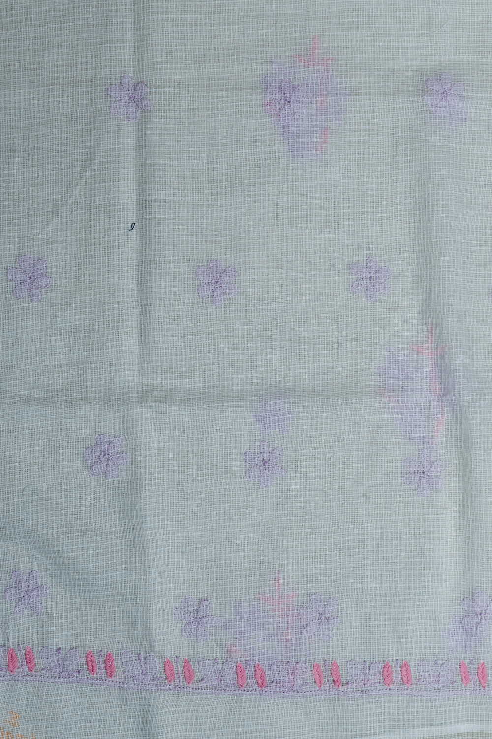 Eggshell Cream Embroidered Chikankari Top & Dupatta