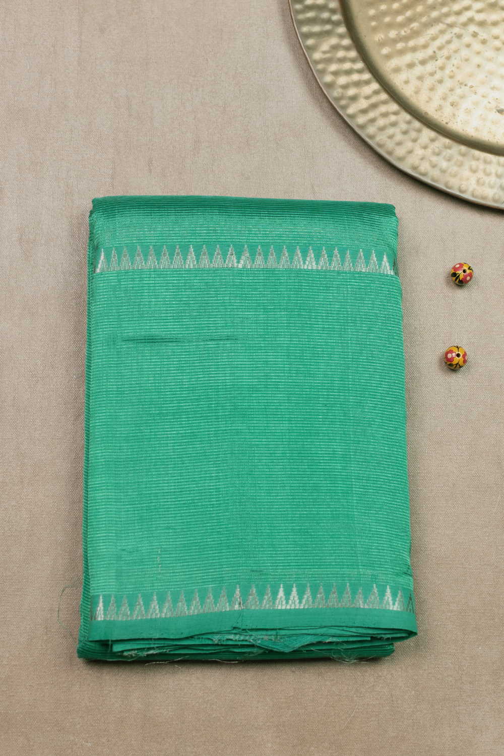 Green Mangalagiri Silk Cotton saree