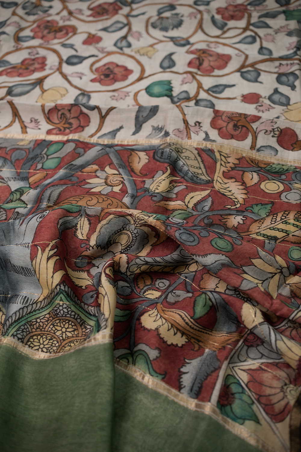 Pen Kalamkari Sarees - Matkatus