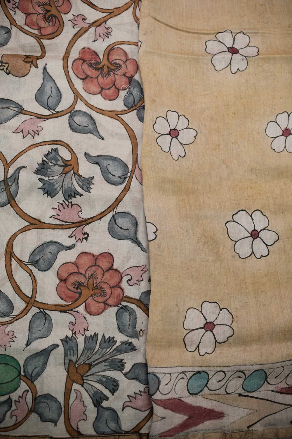 Hand Painted Sarees - Matkatus