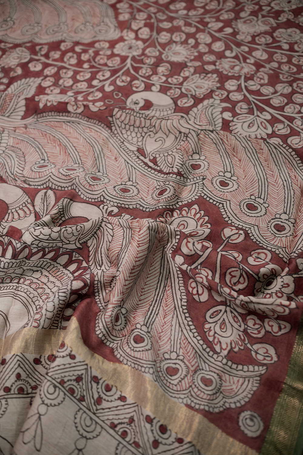 Pen Kalamkari Sarees - Matkatus