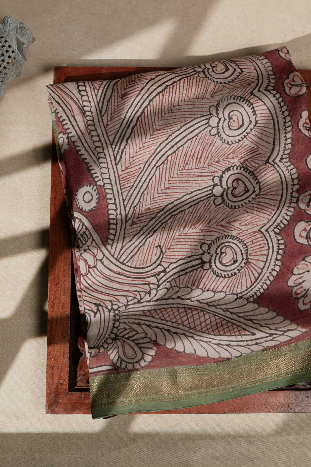 Painted Kalamkari srees - Matkatus