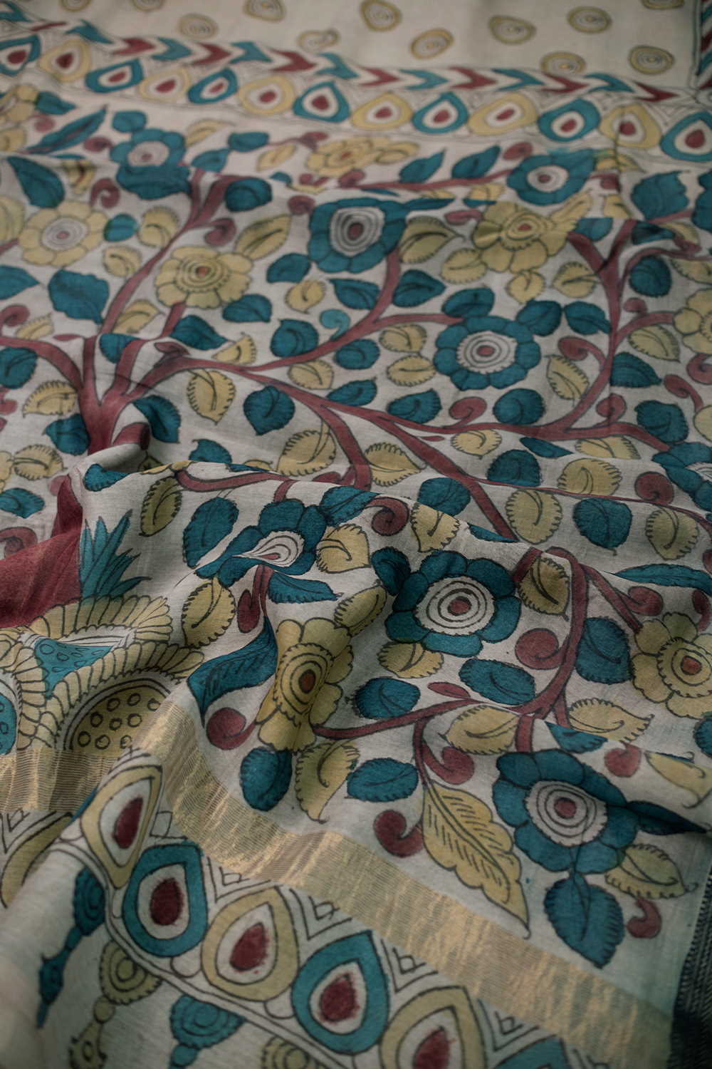 Pen Kalamkari Sarees - Matkatus
