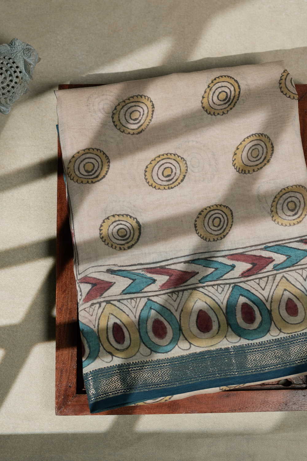 Painted Kalamkari srees - Matkatus