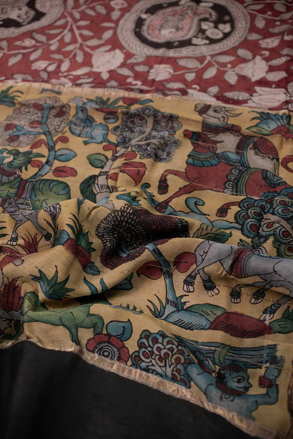 Pen Kalamkari Sarees - Matkatus