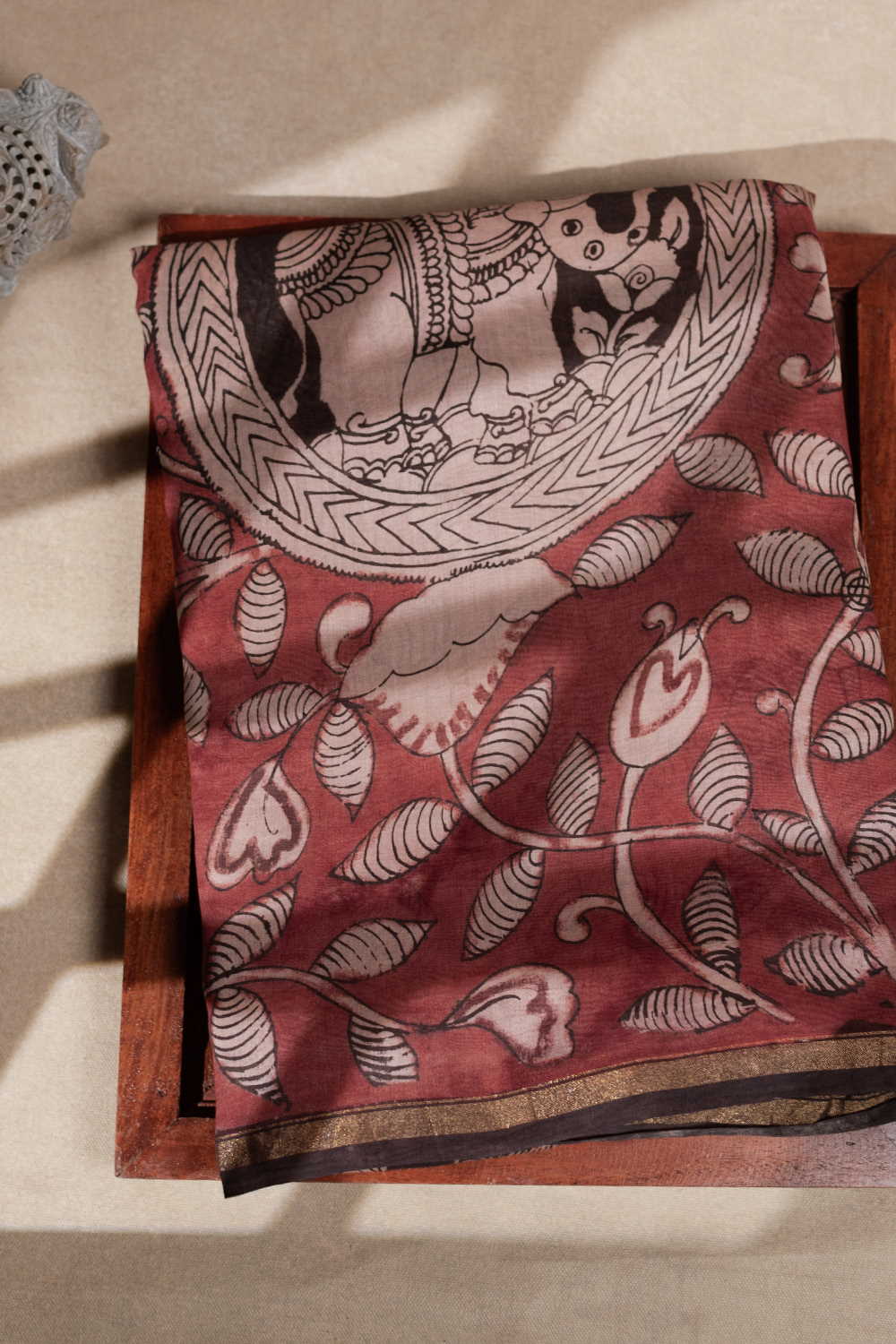 Painted Kalamkari srees - Matkatus