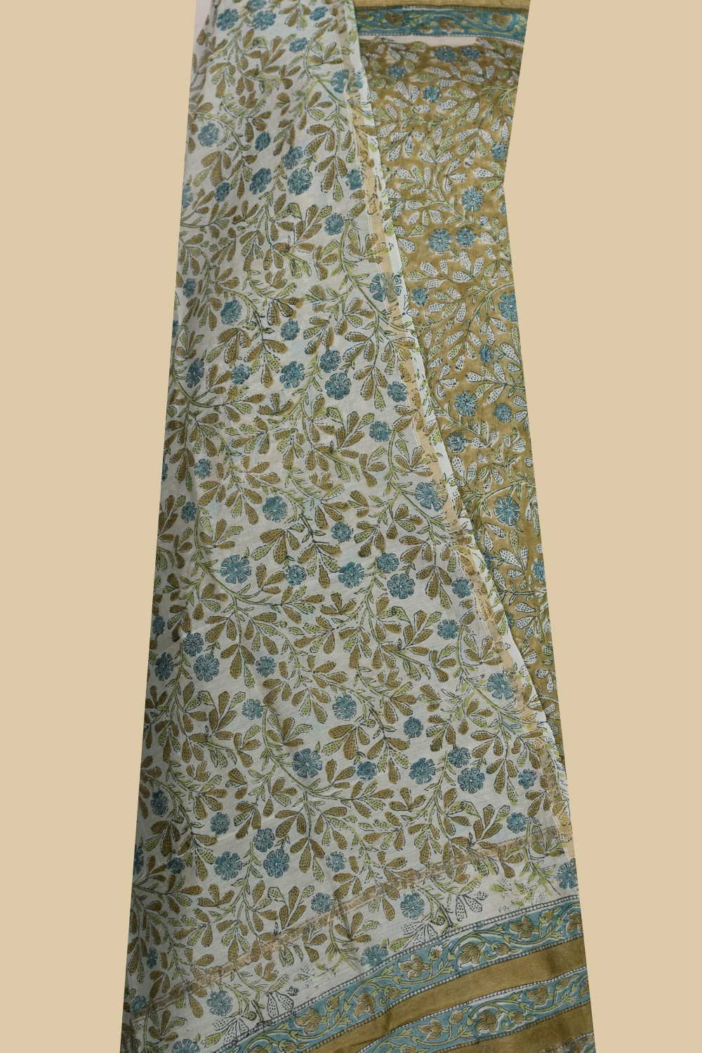 Prettiest Floral Chanderi Silk Cotton Suit
