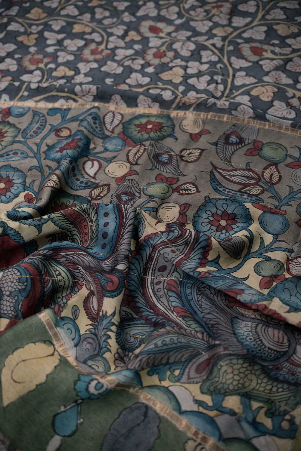 Pen Kalamkari Sarees - Matkatus