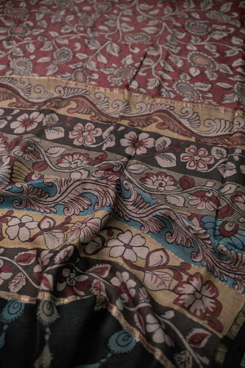 Pen Kalamkari Sarees - Matkatus