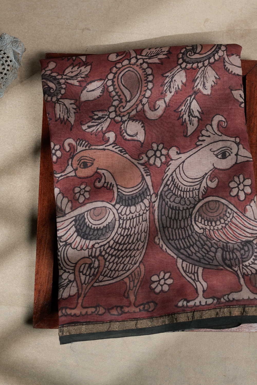 Painted Kalamkari srees - Matkatus