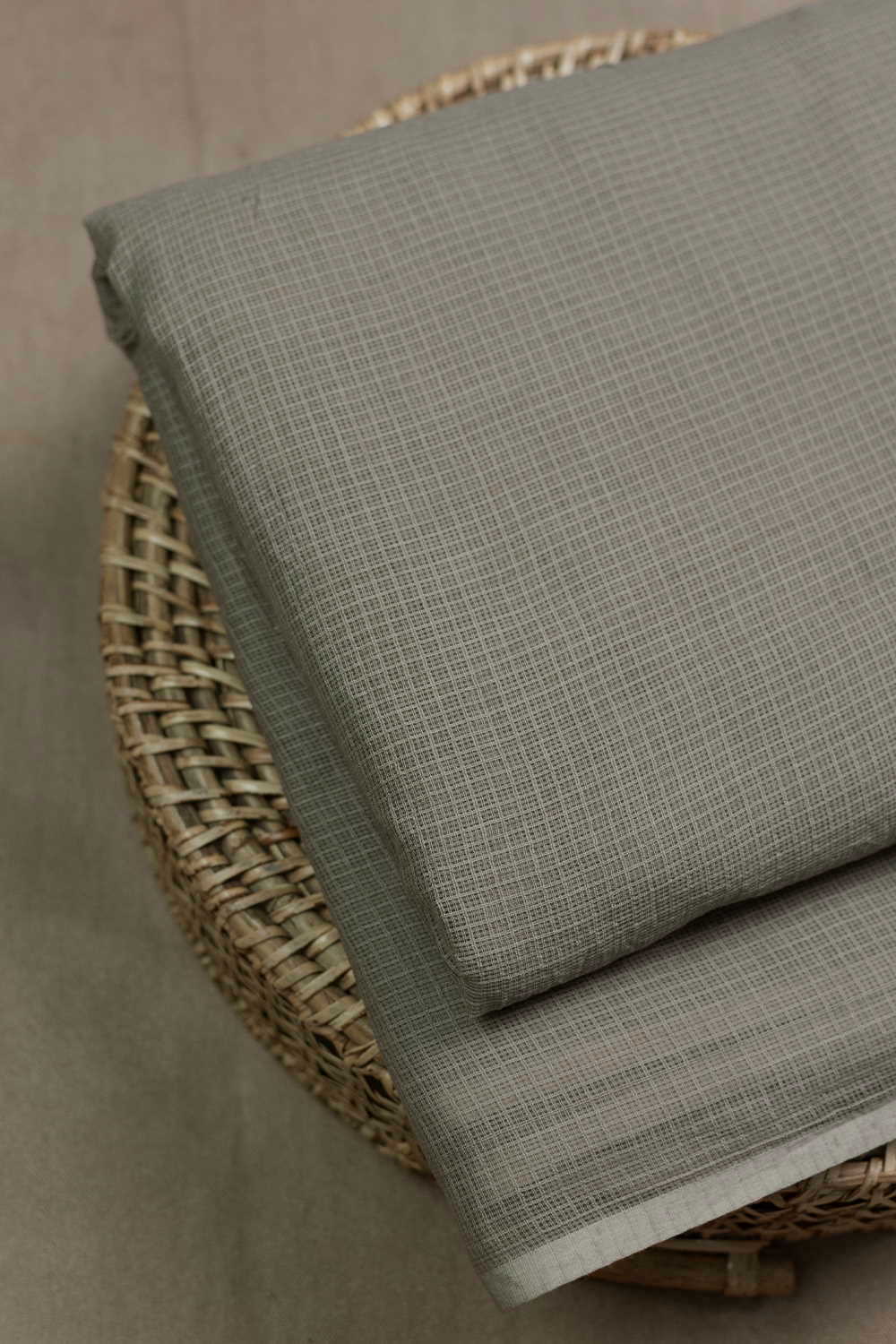 Iron Grey Kota Cotton Fabric