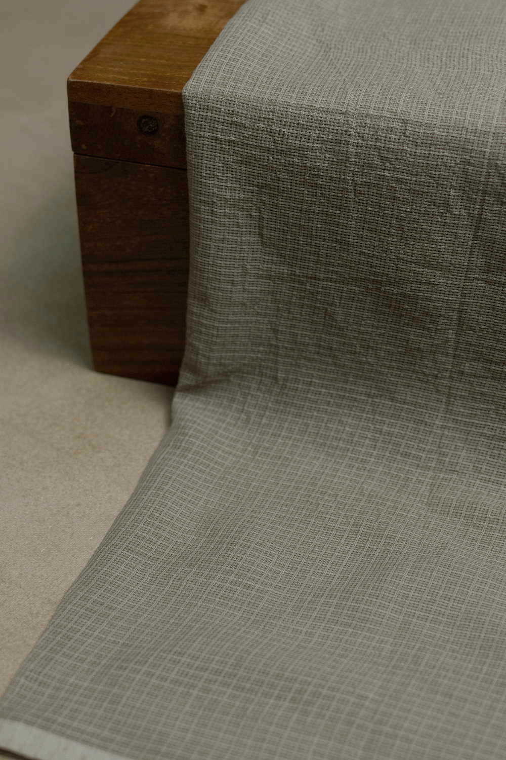 Iron Grey Kota Cotton Fabric