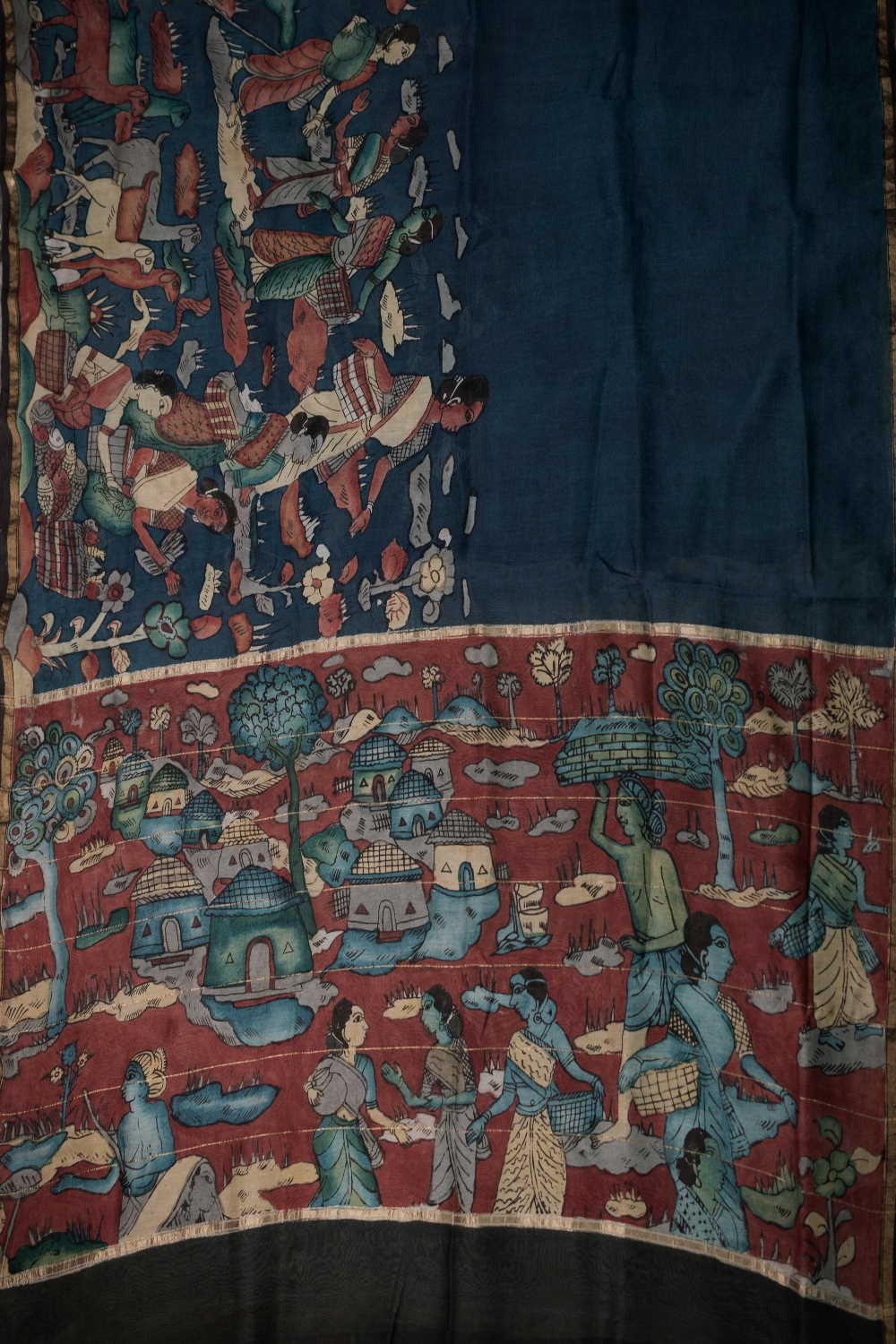 Hand Painted Sarees - Matkatus