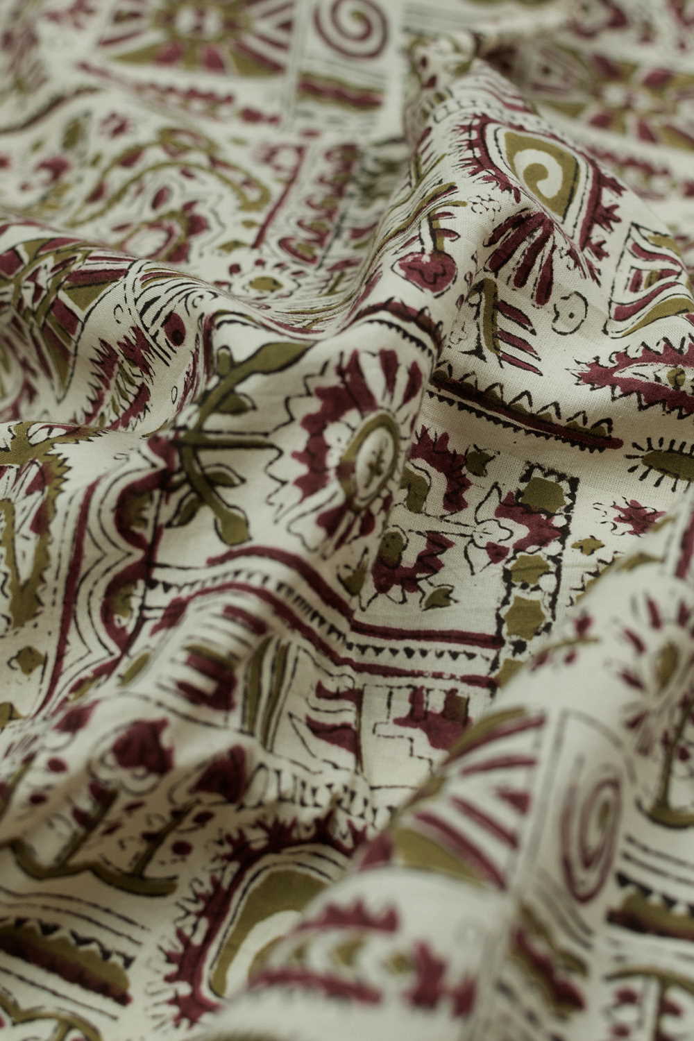 Block Printed Fabric-Matkatus