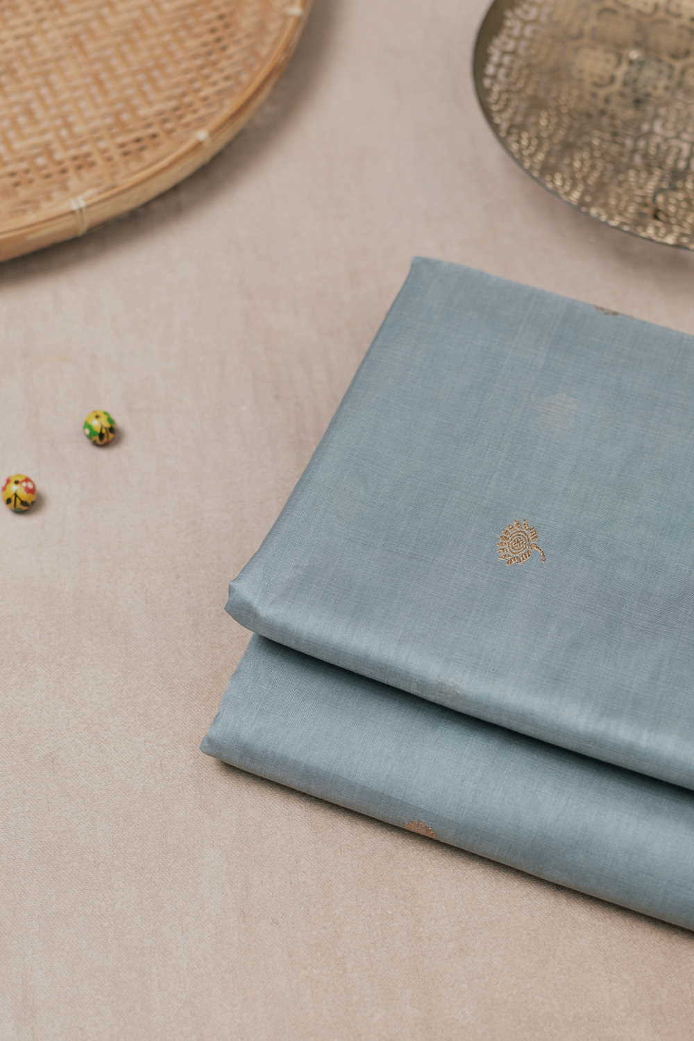 Chanderi Silk Cotton Fabric - Matkatus