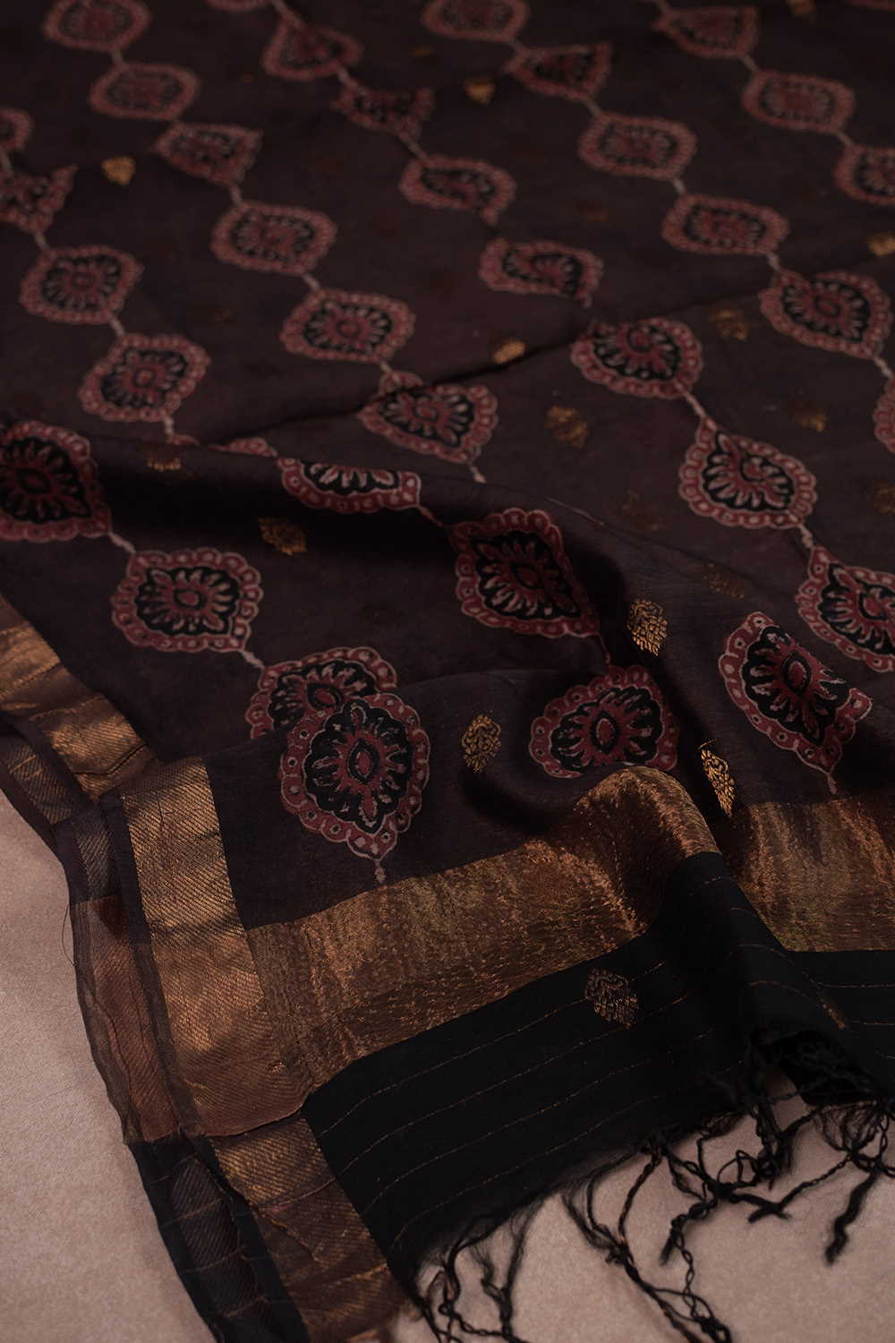 Block Printed Dupattas - Matkatus