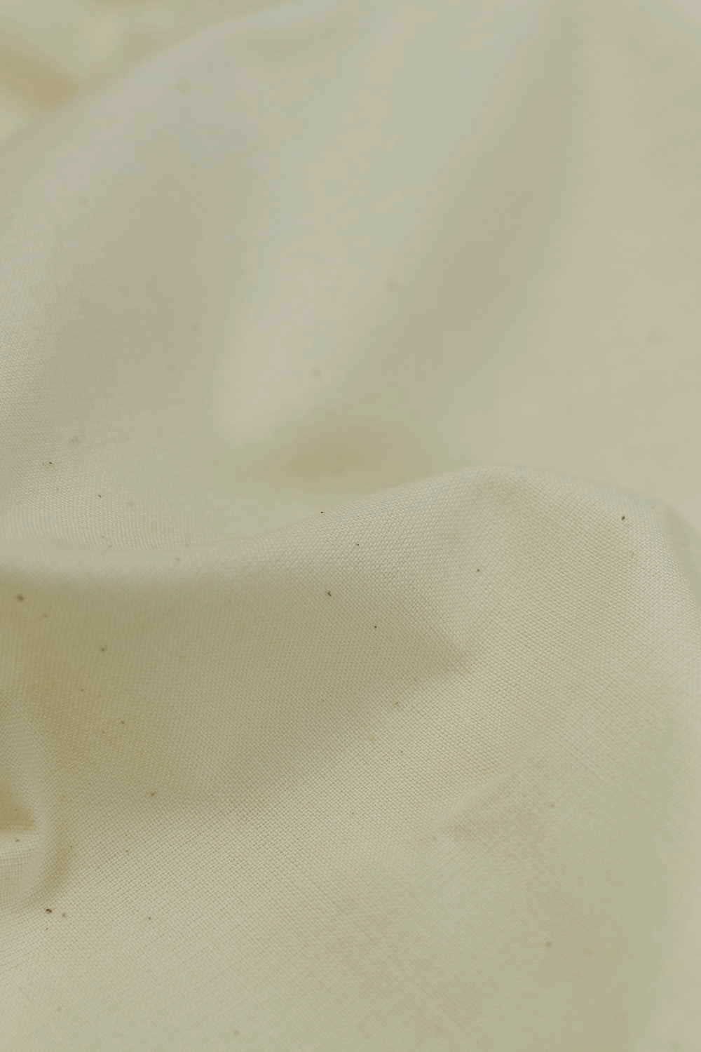 Plain Off-White Yarn Dyed Handwoven Cotton Fabric