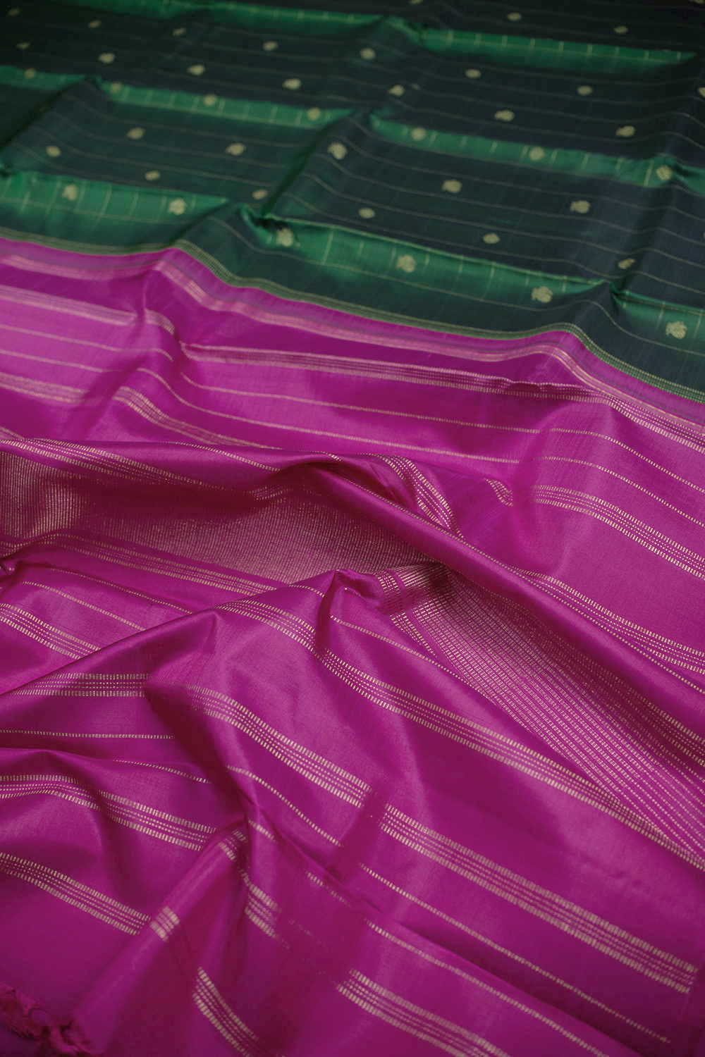 Kanchi Silk Saree-Matkatus