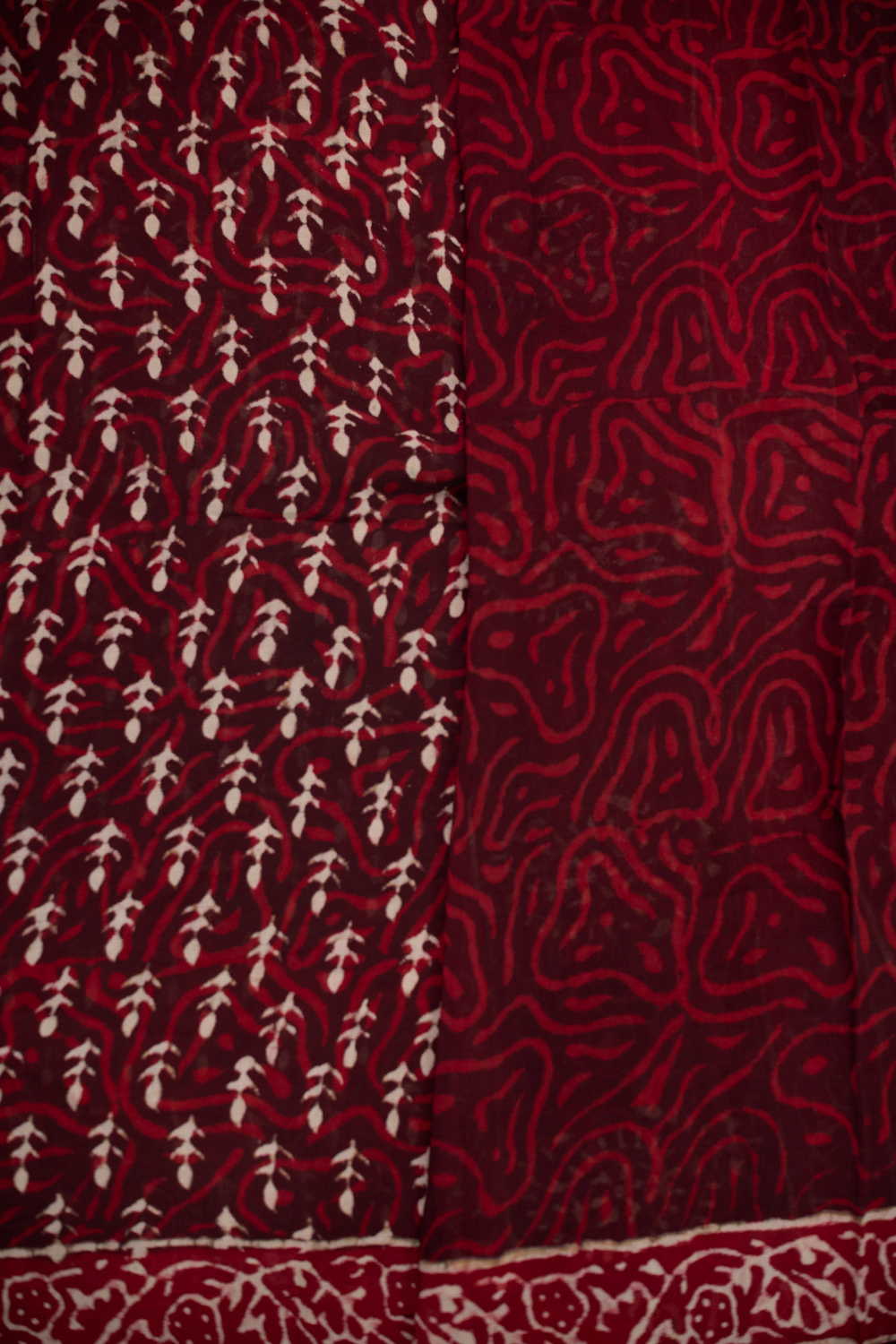 Wine Maroon Semi Georgette saree