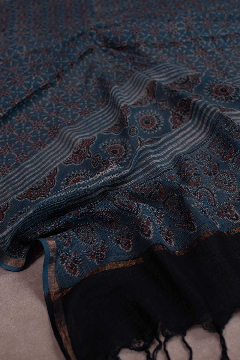 Block Printed Dupattas - Matkatus