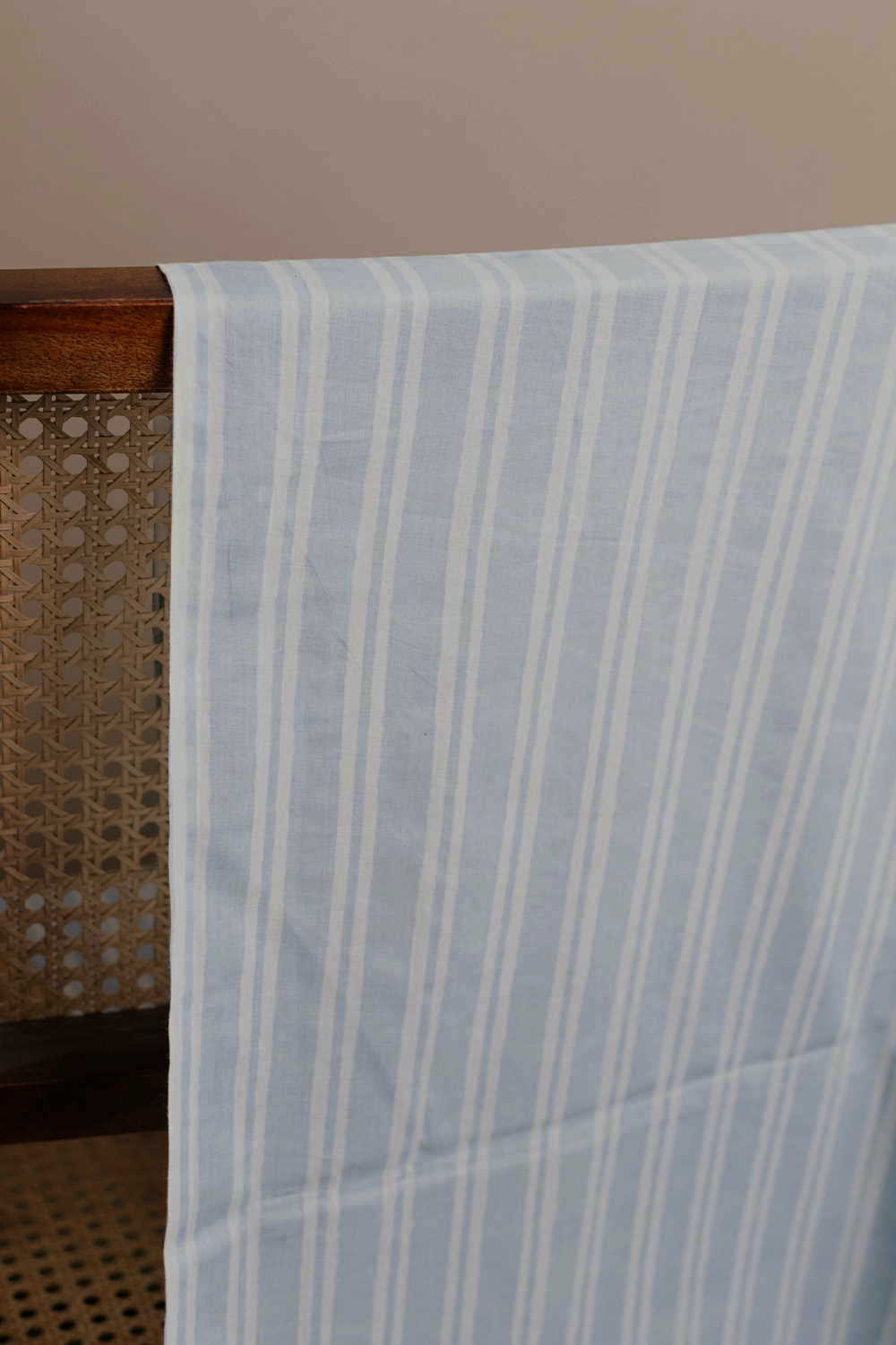 Stripe Pattern Sanganeri Cotton Fabric