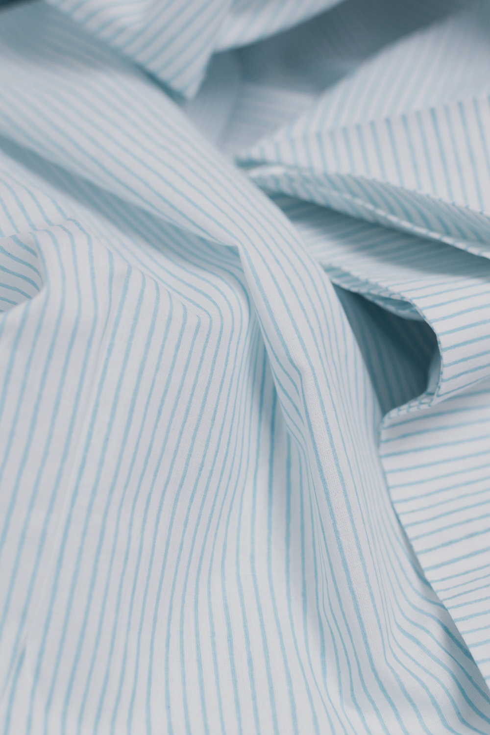Pin Stripe - Cream Sanganeri Cotton Fabric