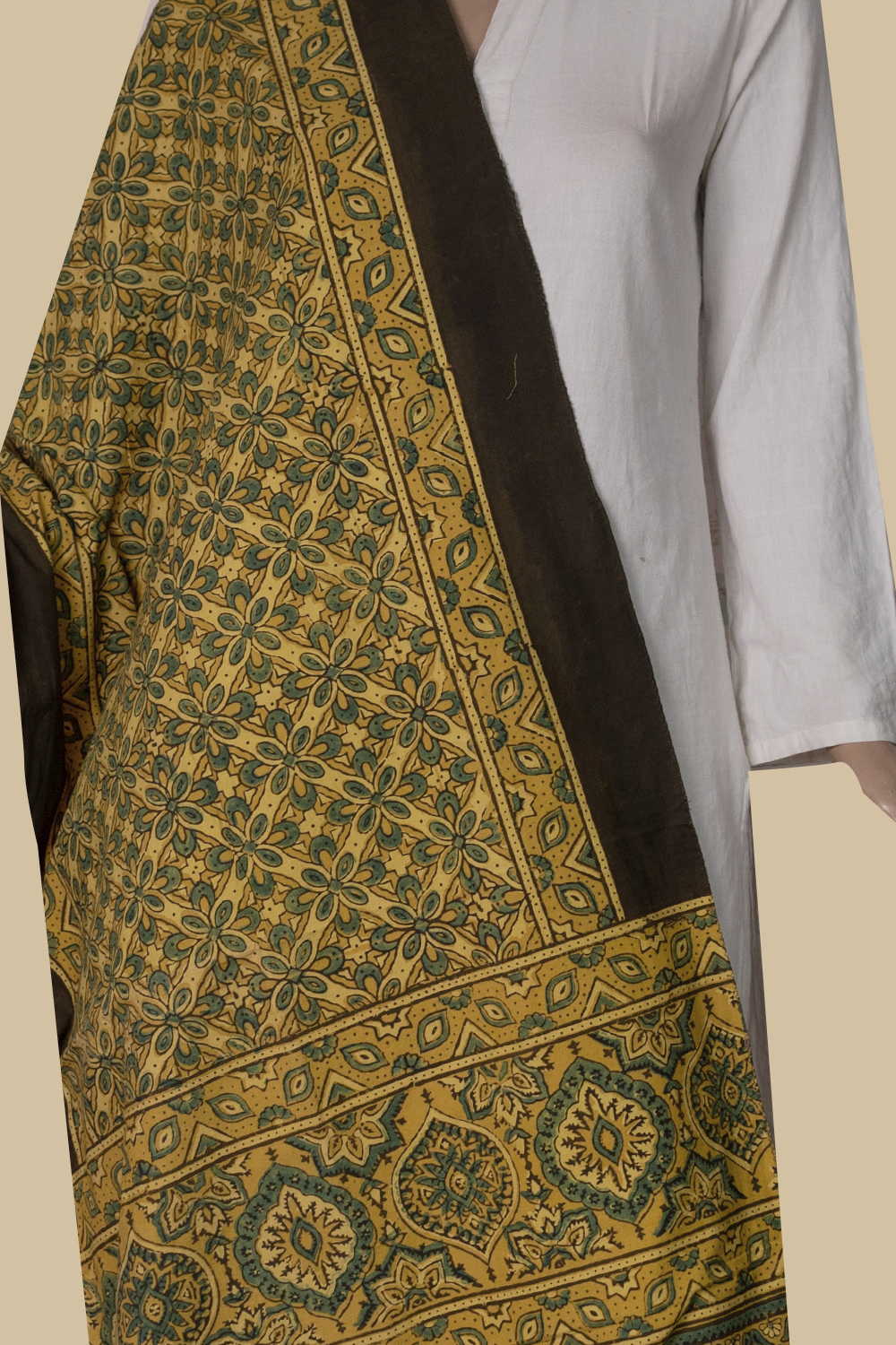 Block Printed Stole - Matkatus